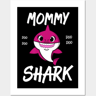 Baby Shark Mommy Shark Doo Doo Posters and Art